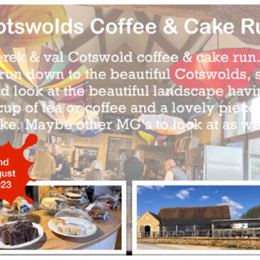 Cotswold Coffee and Cake Run